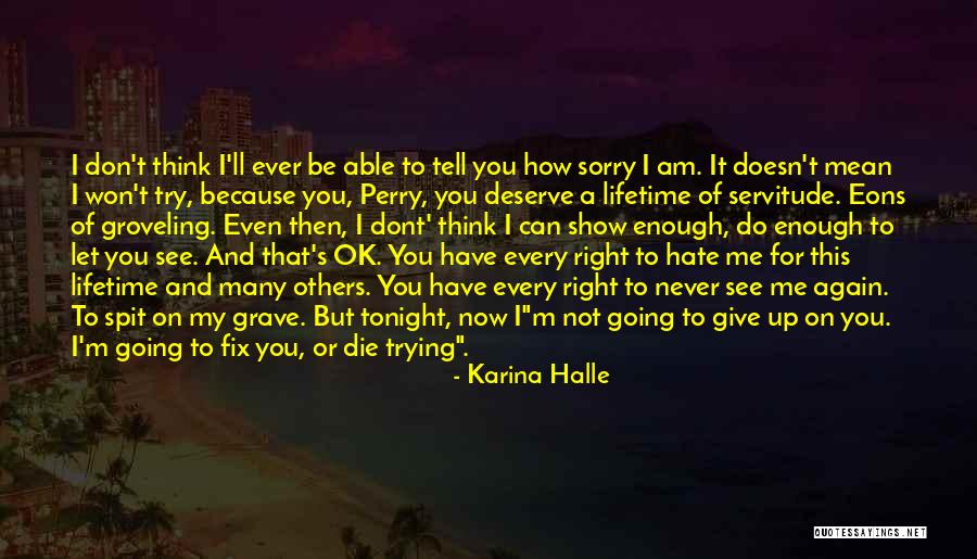 Hate You Right Now Quotes By Karina Halle Hate You Right Now Quotes By Karina Halle