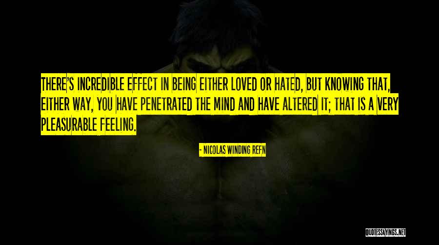 Hated By Many Loved Quotes By Nicolas Winding Refn Hated By Many Loved Quotes By Nicolas Winding Refn