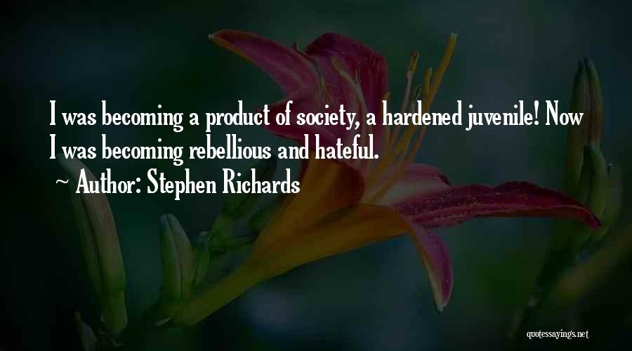 Hateful Quotes By Stephen Richards