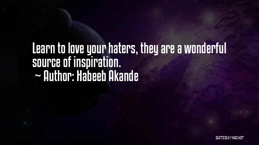 Haters And Jealousy Quotes By Habeeb Akande