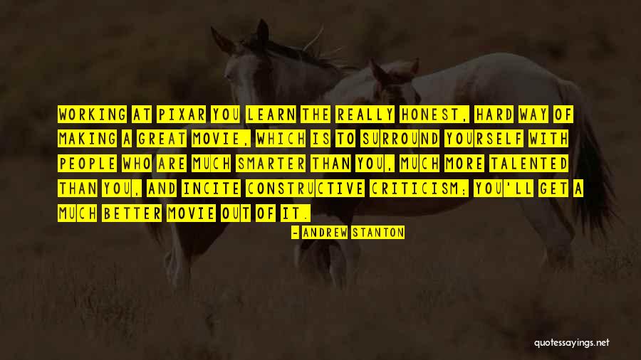 Haters And Lovers Quotes By Andrew Stanton Haters And Lovers Quotes By Andrew Stanton