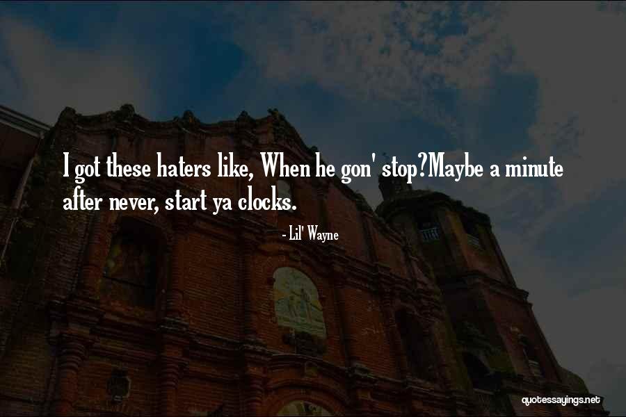 Haters Be Like Quotes By Lil' Wayne Haters Be Like Quotes By Lil' Wayne