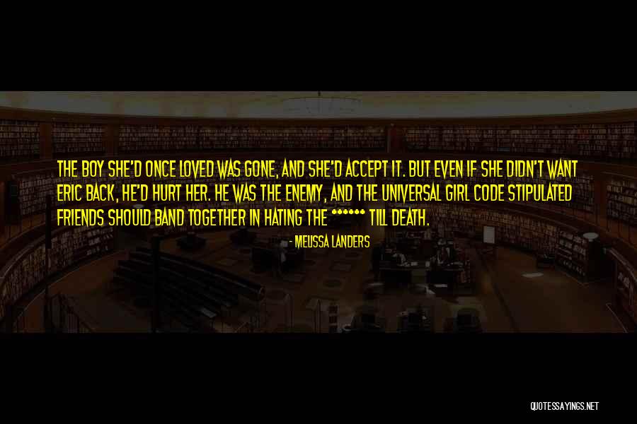 Hating Someone Who Hurt You Quotes By Melissa Landers Hating Someone Who Hurt You Quotes By Melissa Landers