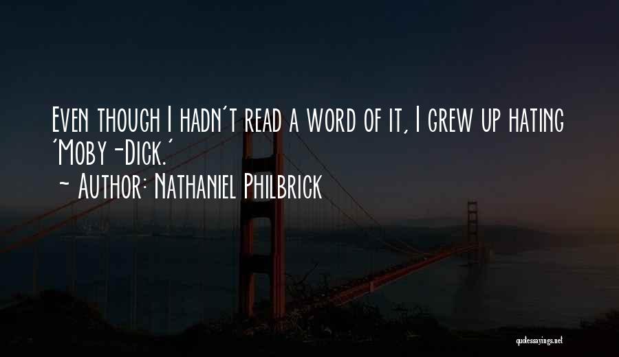 Hating The Word Sorry Quotes By Nathaniel Philbrick