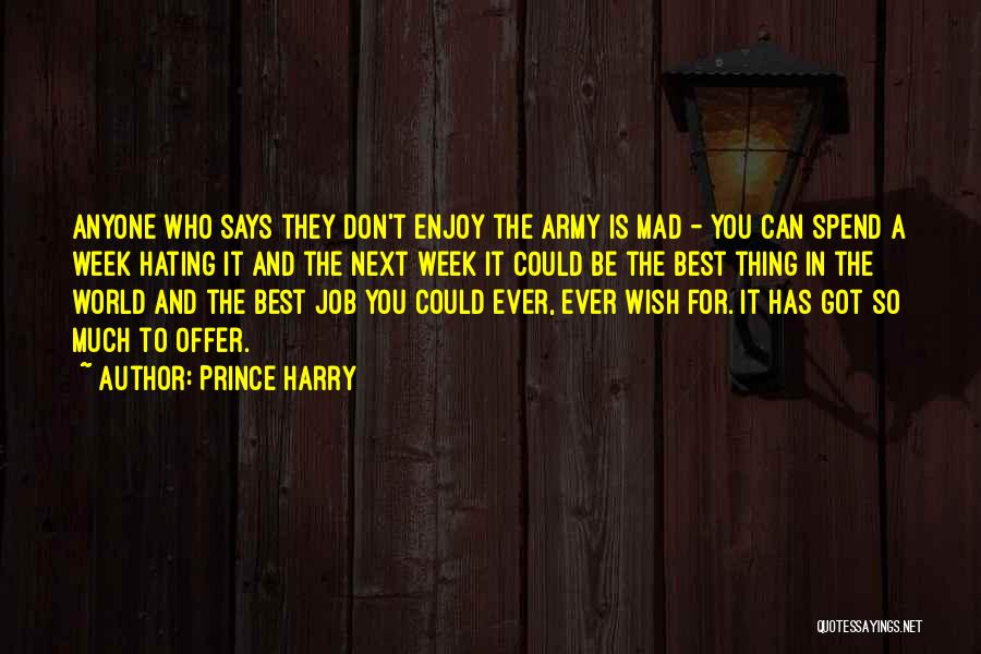 Hating This World Quotes By Prince Harry
