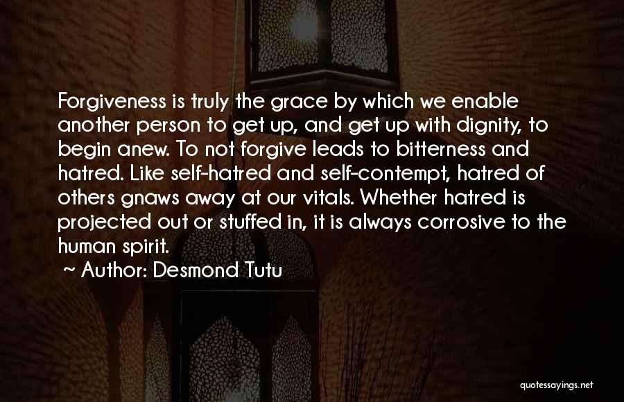 Hatred And Bitterness Quotes By Desmond Tutu