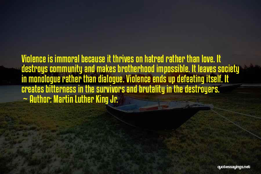 Hatred And Bitterness Quotes By Martin Luther King Jr.