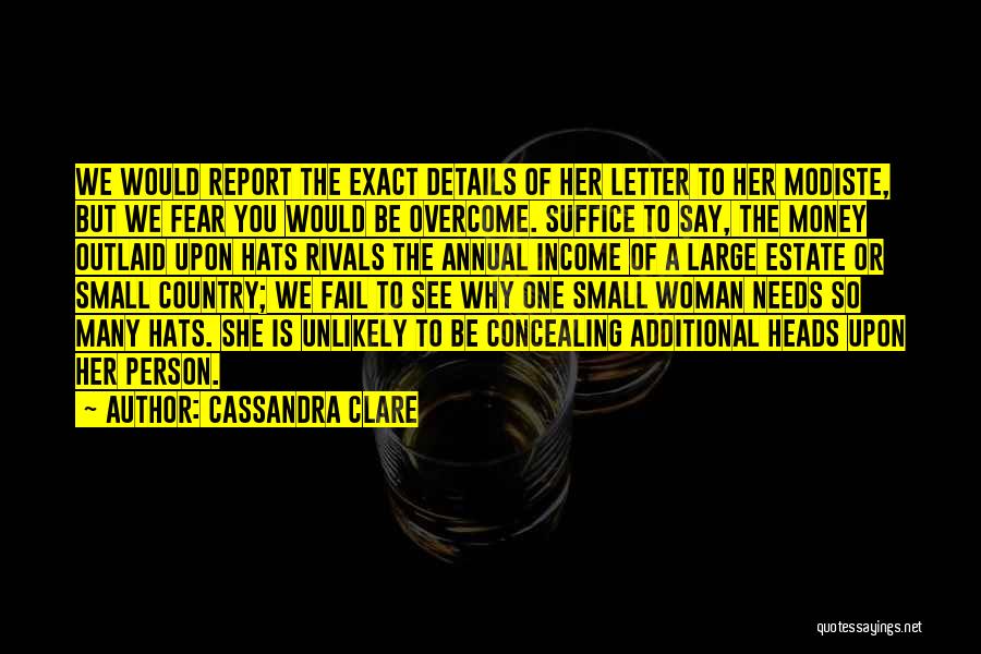 Hats Quotes By Cassandra Clare