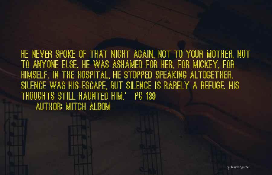 Haunted Thoughts Quotes By Mitch Albom