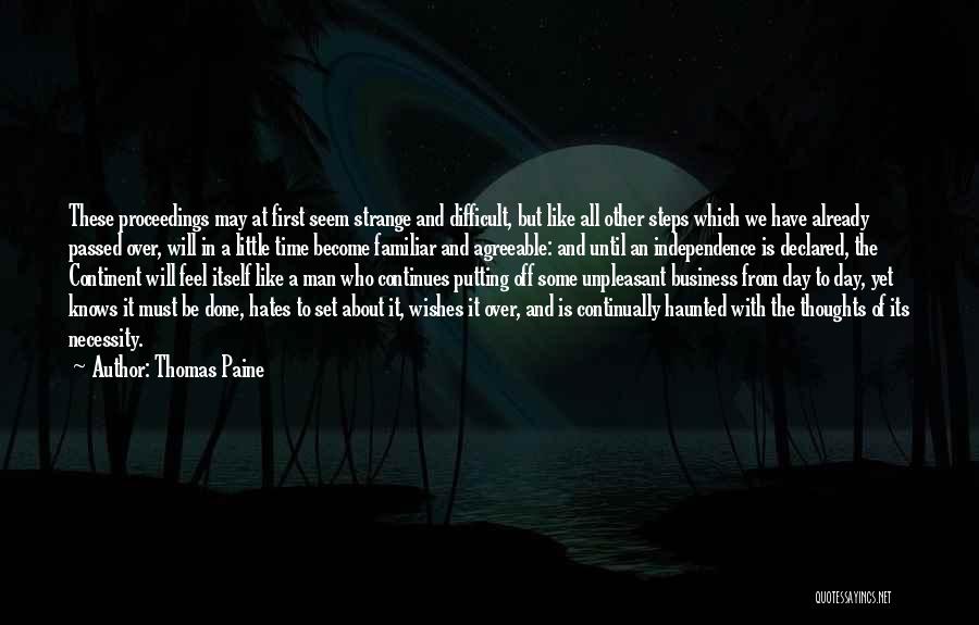 Haunted Thoughts Quotes By Thomas Paine