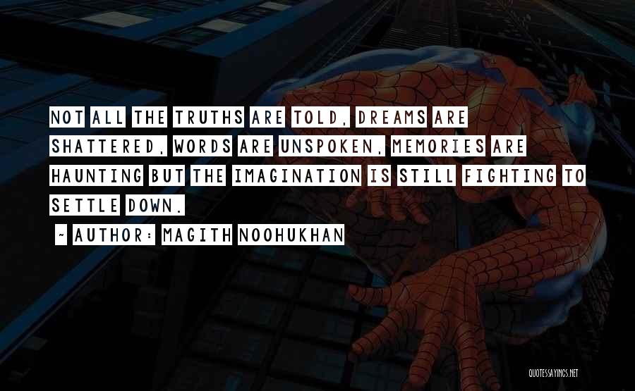 Haunting My Dreams Quotes By Magith Noohukhan