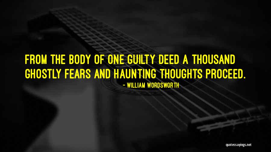 Haunting Thoughts Quotes By William Wordsworth