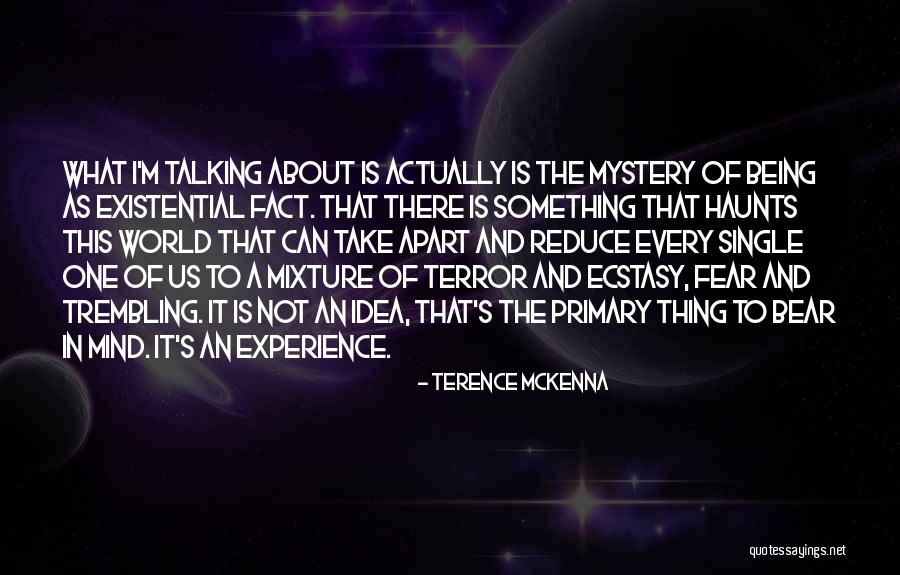 Haunts Us Quotes By Terence McKenna Haunts Us Quotes By Terence McKenna