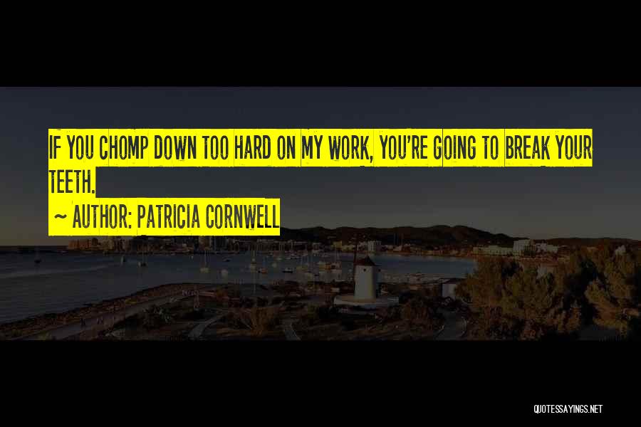 Have A Break From Work Quotes By Patricia Cornwell