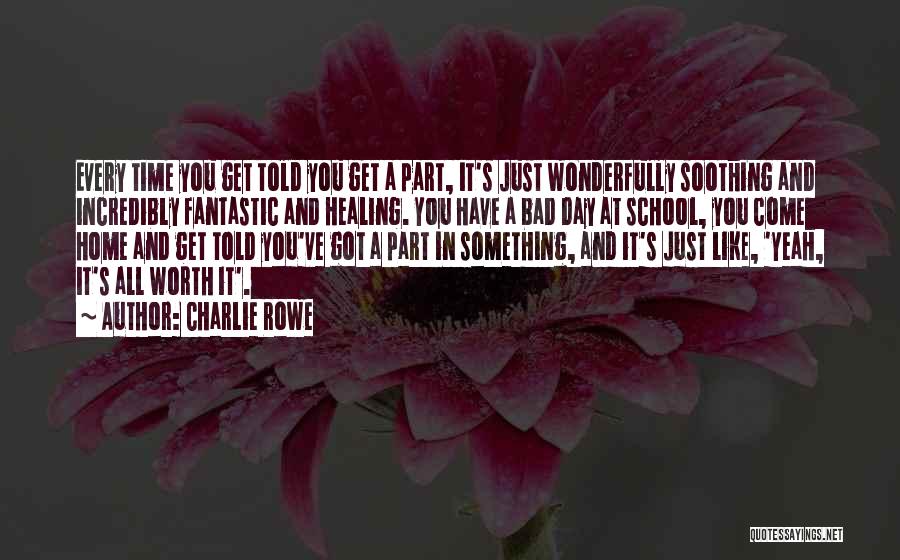 Have A Fantastic Day Quotes By Charlie Rowe