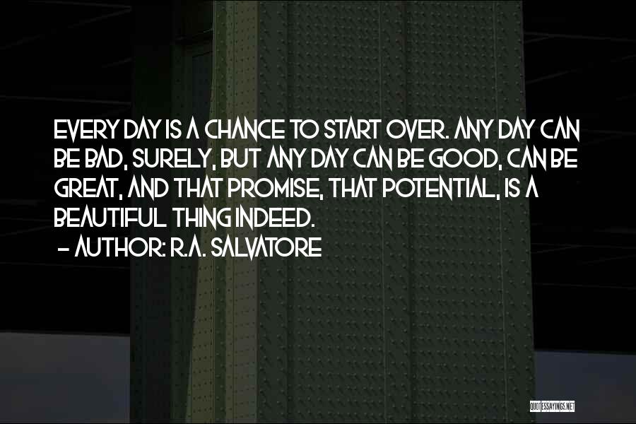Have A Good Day Beautiful Quotes By R.A. Salvatore