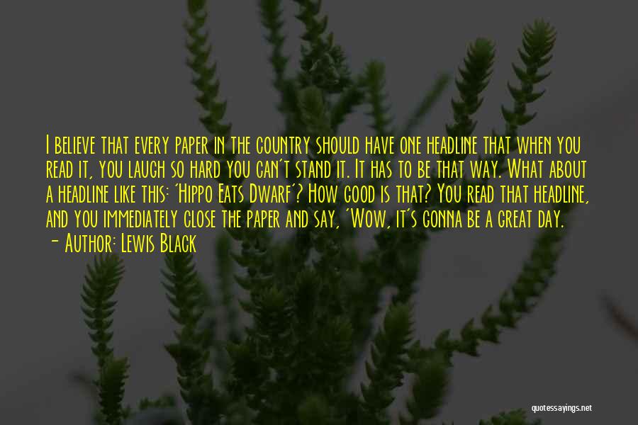 Have A Good Laugh Quotes By Lewis Black