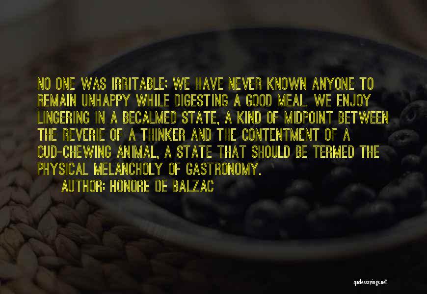 Have A Good Meal Quotes By Honore De Balzac