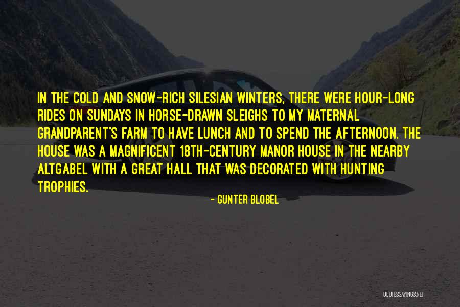 Have A Great Afternoon Quotes By Gunter Blobel Have A Great Afternoon Quotes By Gunter Blobel