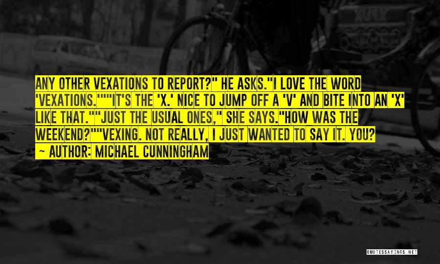 Have A Nice Weekend Quotes By Michael Cunningham