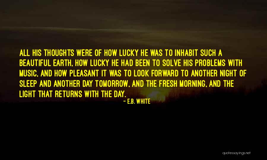 Have A Pleasant Night Quotes By E.B. White