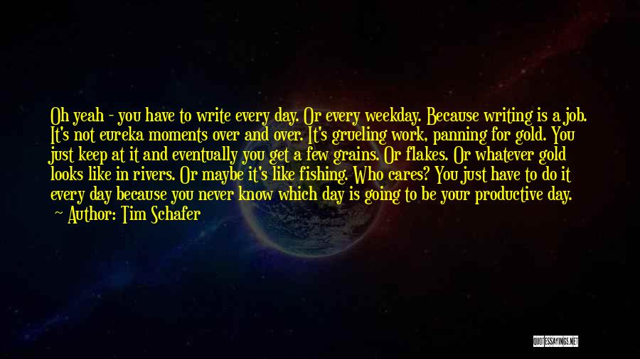 Have A Productive Day At Work Quotes By Tim Schafer