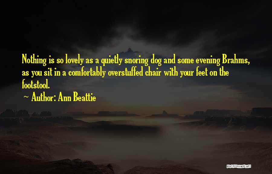 Have A Relaxing Evening Quotes By Ann Beattie