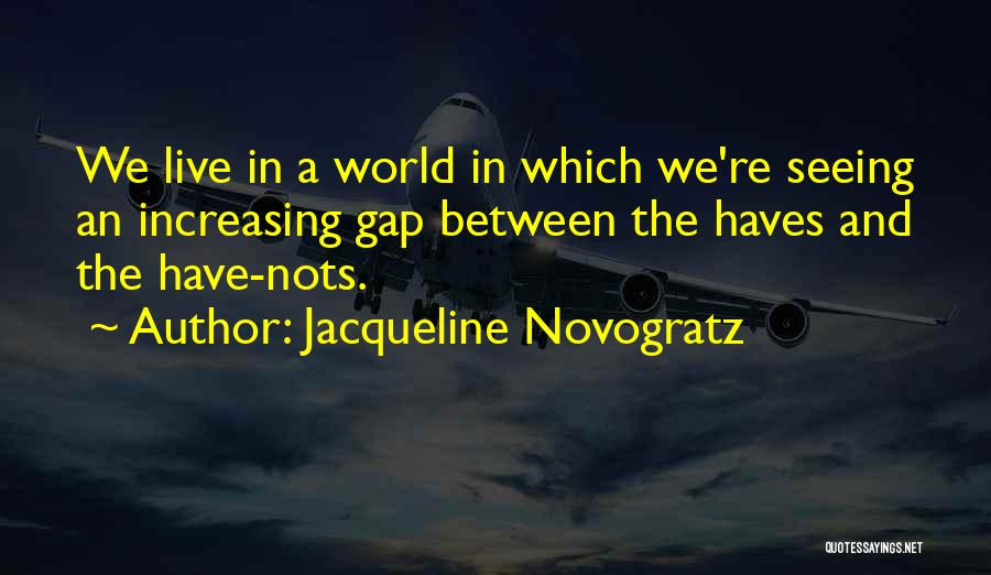 Have And Have Nots Quotes By Jacqueline Novogratz