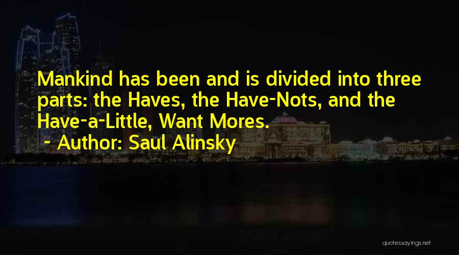 Have And Have Nots Quotes By Saul Alinsky