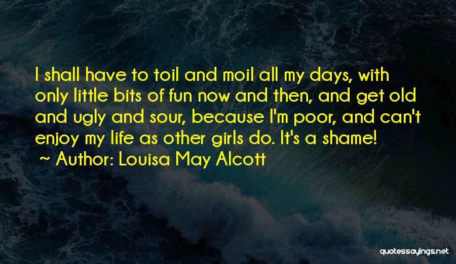 Have Fun Enjoy Life Quotes By Louisa May Alcott