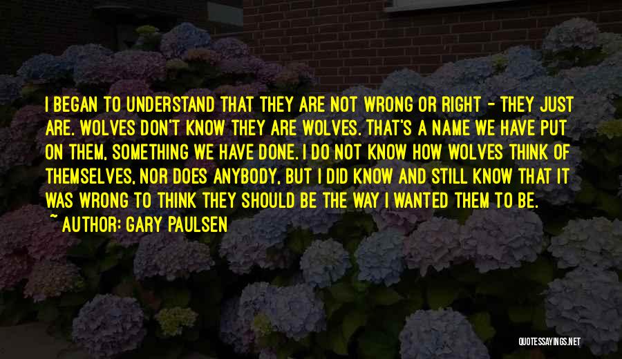 Have I Done Something Wrong Quotes By Gary Paulsen