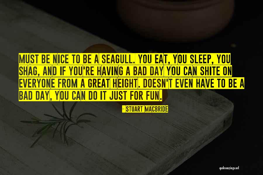 Have Nice Day Quotes By Stuart MacBride