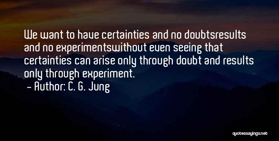 Have No Doubt Quotes By C. G. Jung