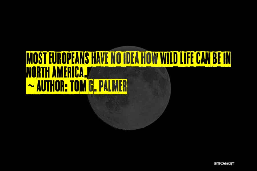 Have No Idea Quotes By Tom G. Palmer
