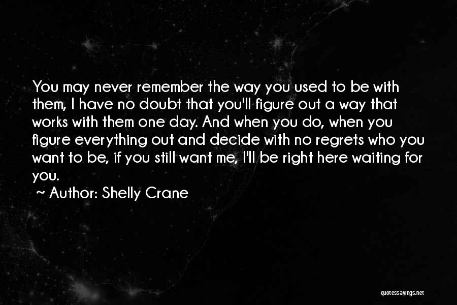 Have No Regrets Quotes By Shelly Crane