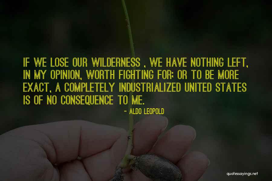 Have Nothing To Lose Quotes By Aldo Leopold