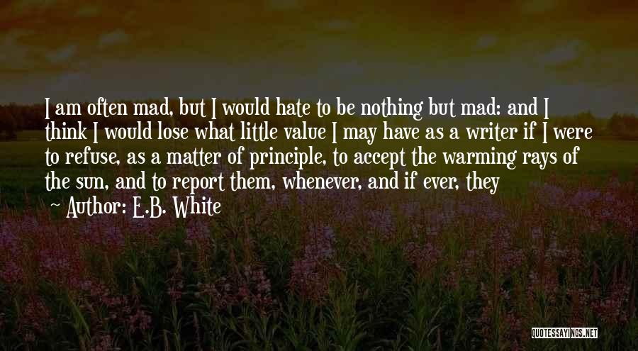 Have Nothing To Lose Quotes By E.B. White