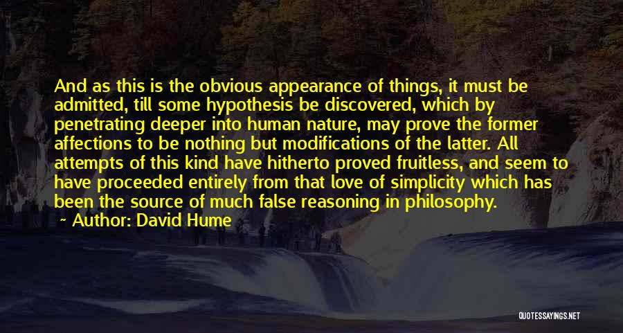 Have Nothing To Prove Quotes By David Hume