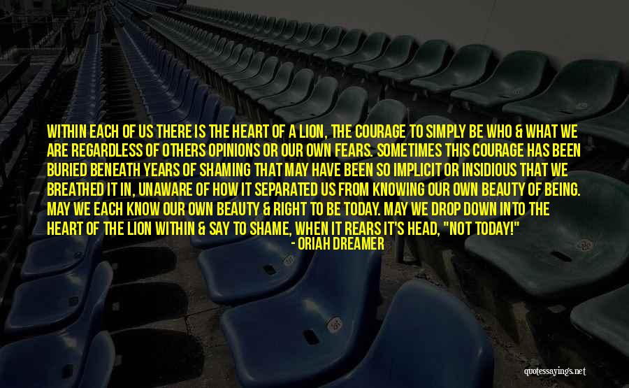Have The Heart Of A Lion Quotes By Oriah Dreamer Have The Heart Of A Lion Quotes By Oriah Dreamer
