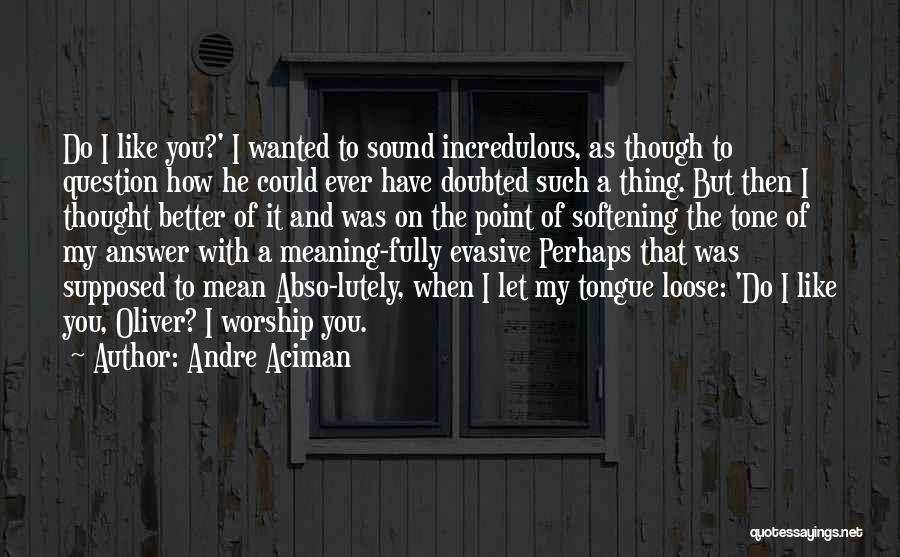 Have You Ever Wanted Quotes By Andre Aciman