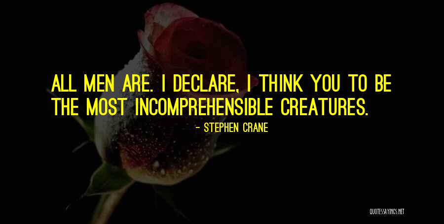 Haverkamp Obituary Quotes By Stephen Crane