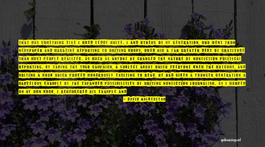 Haverstick Veterinarian Quotes By David Halberstam Haverstick Veterinarian Quotes By David Halberstam