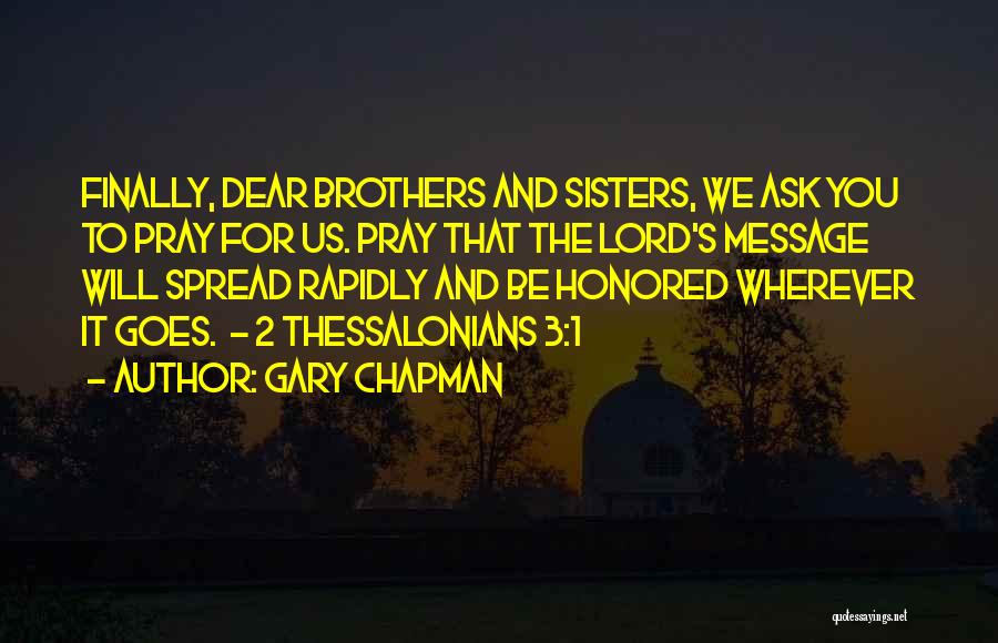 Having 3 Sisters Quotes By Gary Chapman