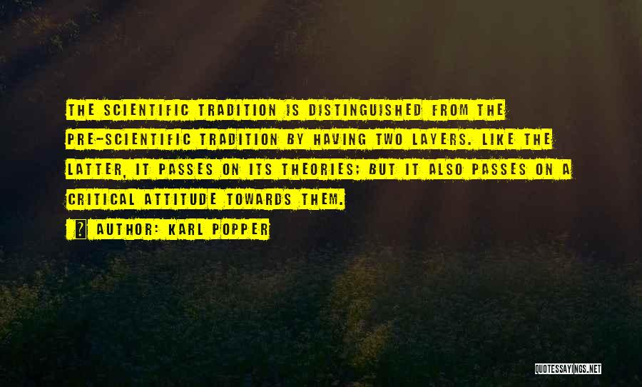 Having A Attitude Quotes By Karl Popper