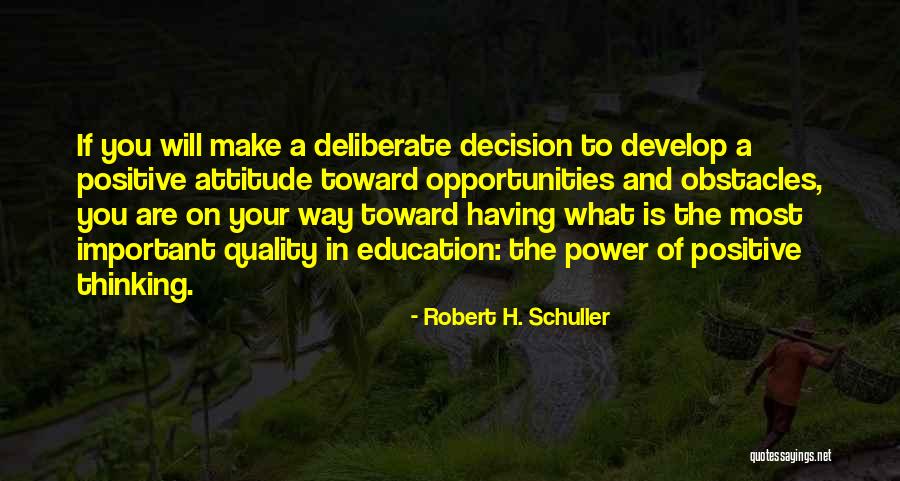 Having A Attitude Quotes By Robert H. Schuller