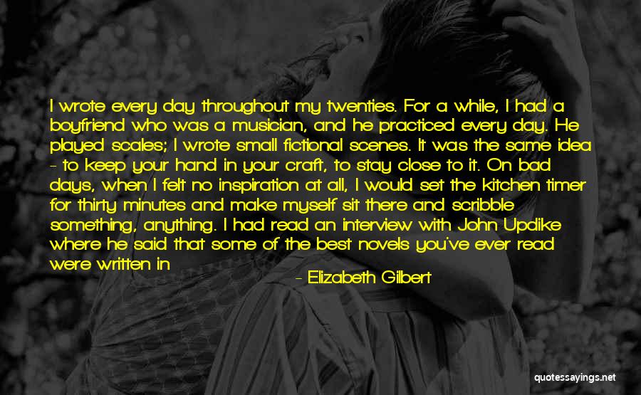Having A Bad Day With Boyfriend Quotes By Elizabeth Gilbert Having A Bad Day With Boyfriend Quotes By Elizabeth Gilbert