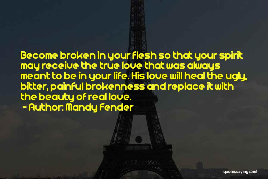 Having A Broken Spirit Quotes By Mandy Fender
