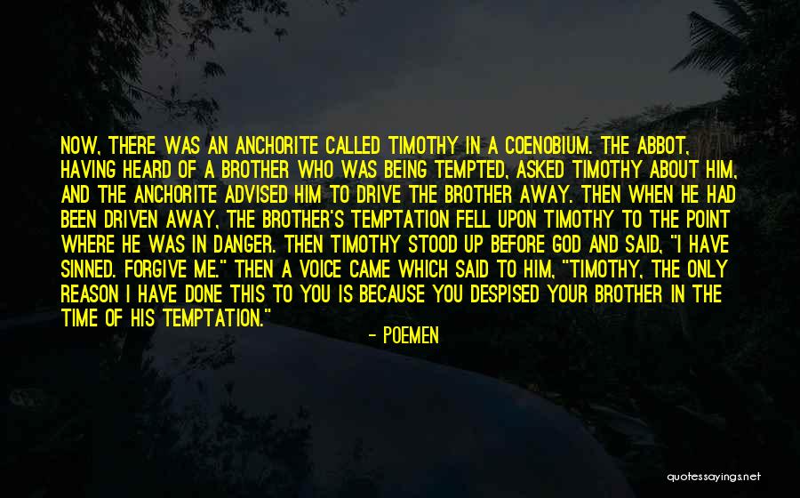 Having A Brother Quotes By Poemen Having A Brother Quotes By Poemen