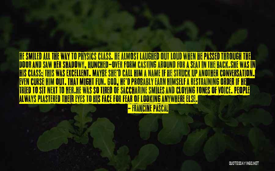 Having A Chip On Your Shoulder Quotes By Francine Pascal Having A Chip On Your Shoulder Quotes By Francine Pascal