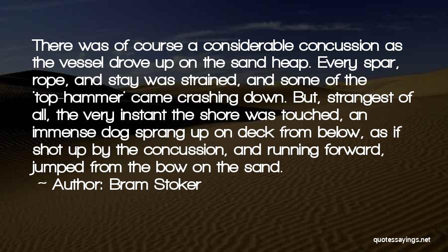 Having A Concussion Quotes By Bram Stoker